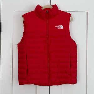 The North Face puffy vest.